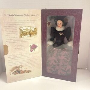1996 Hallmark Holiday Traditions Barbie Doll Holiday Homecoming Collector Series